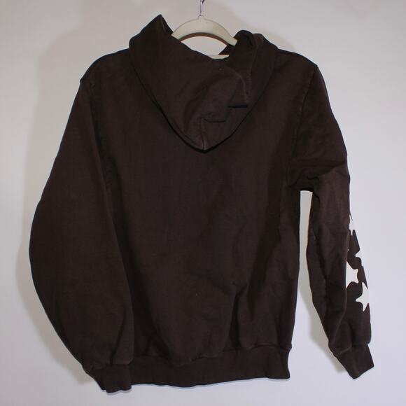 Rolling Loud Brown 100% Cotton Streetwear Hoodie With Stars Size S - Picture 2 of 4